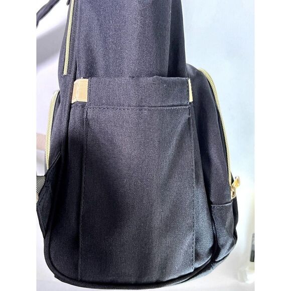 Dad Father Black Diaper Bag Backpack Waterproof Unisex Nursing Baby Card Aofider - Picture 6 of 12